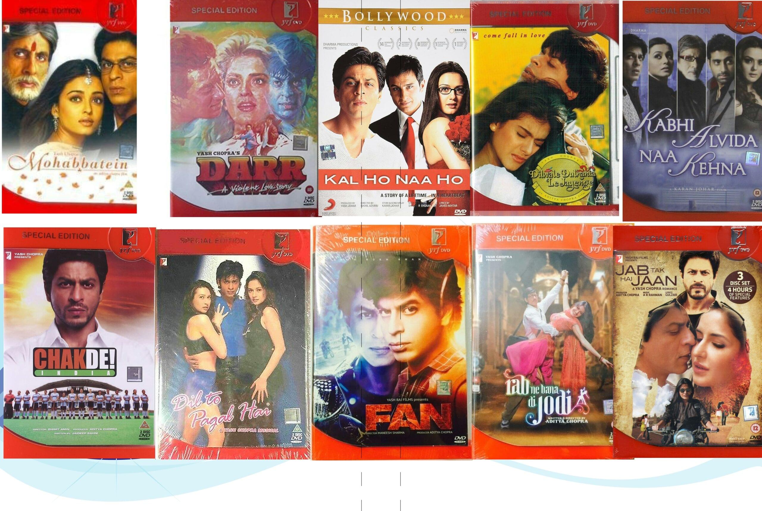 SHAH RUKH KHAN 11 DVDS